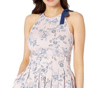 Pretty Flower Printed Midi Dress Size 12